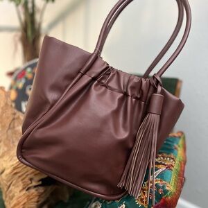 Elegant Brown Tote Bag